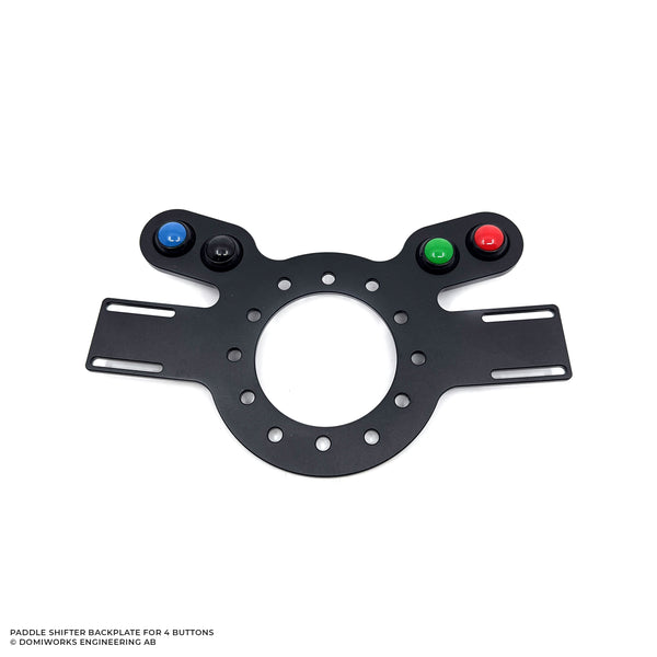 Paddle Shifter Blackplate for 4 Buttons
